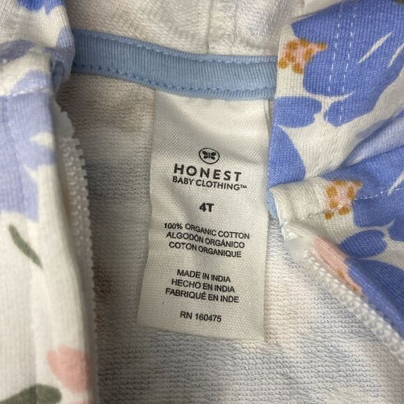 Honest Baby Girl Floral Jacket 4T - Picture 2 of 5